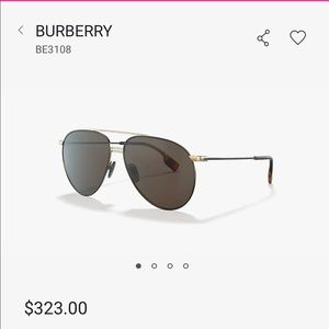 Burberry blue gradient sunglasses